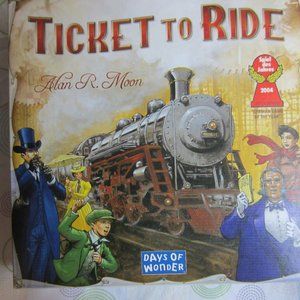 TICKET TO RIDE, BY ALAN R. MOON /2004-GERMANY GAME OF THE YEAR
